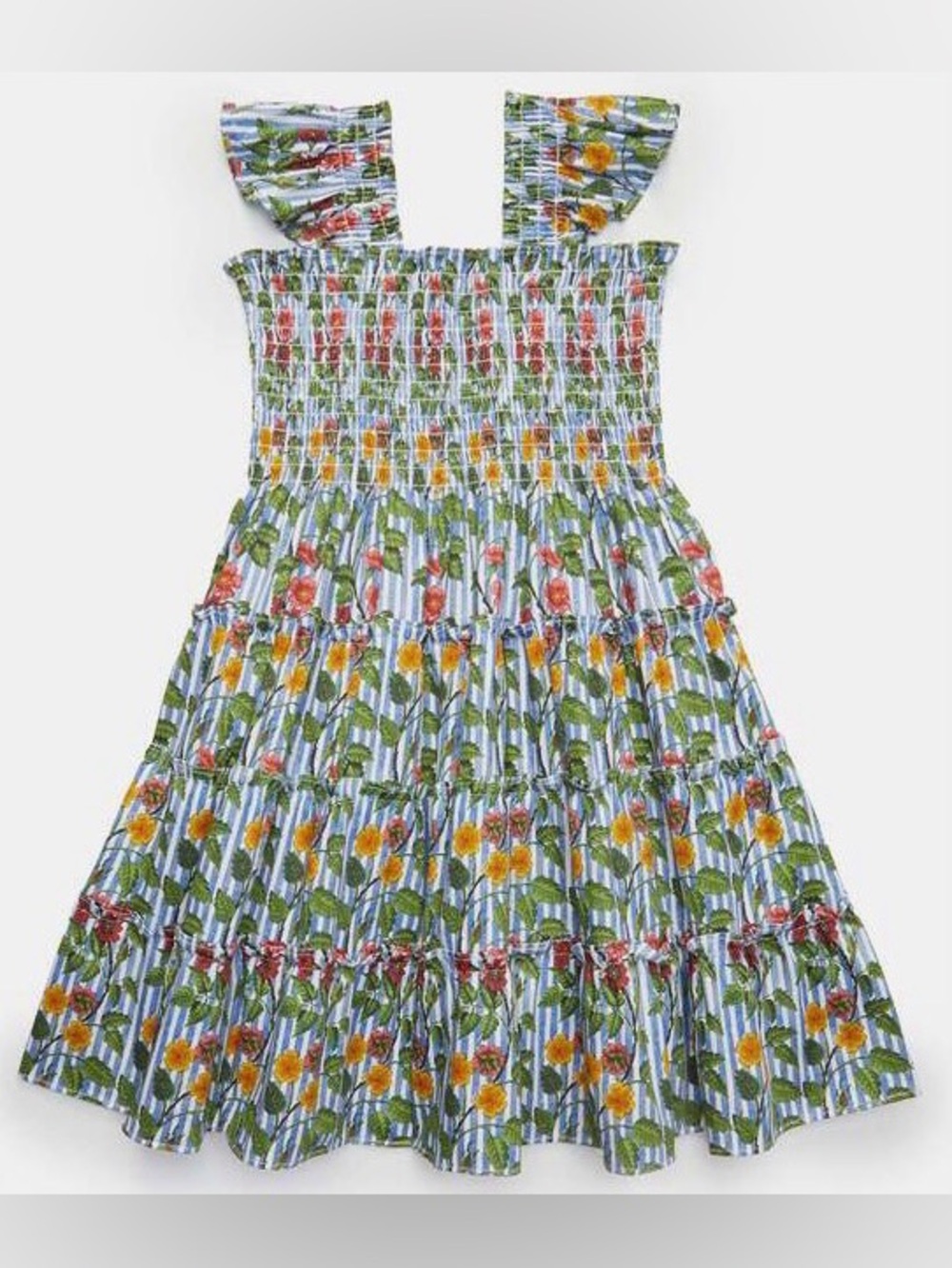 The Tiny Ellie Nap Dress Geranium Stripe (Size: 18-24M) NWT